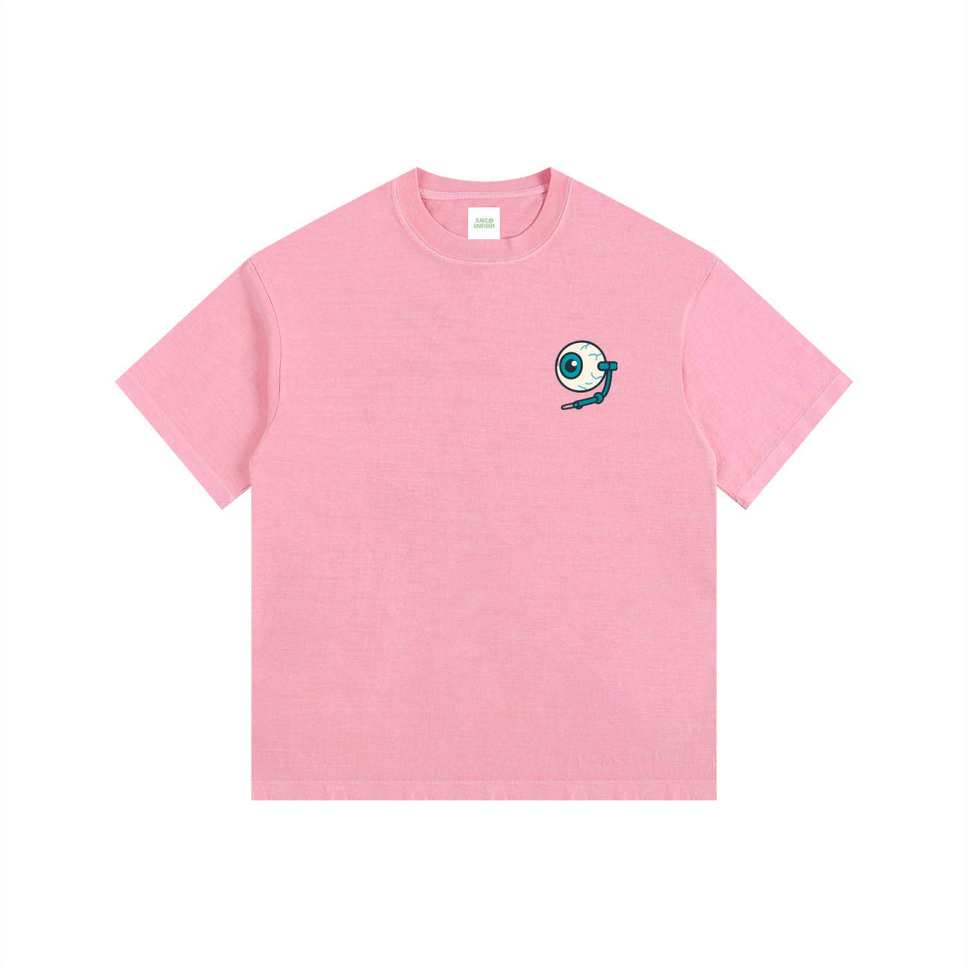 Raver Anatomy Oversized T-Shirt in Pink by Rave Uniform