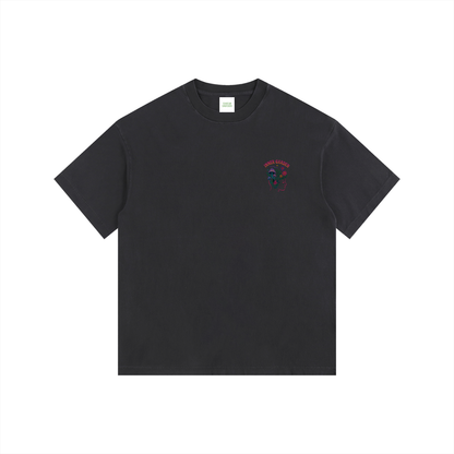 Inner Garden Oversized T-Shirt in Black by Rave Uniform