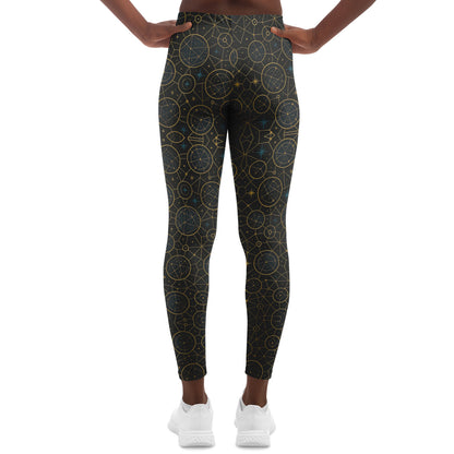 Constellation Leggings, back, on model