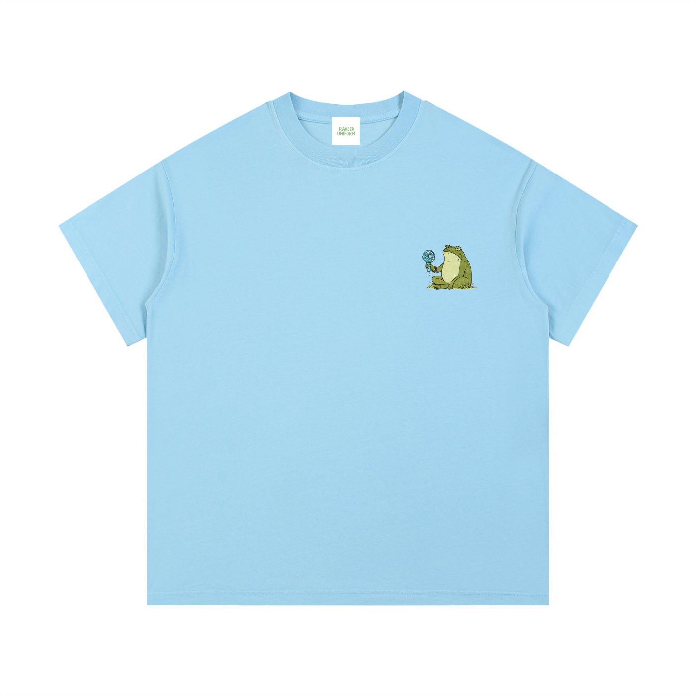 Its Hot Frog T-Shirt in Sky Blue by Rave Uniform