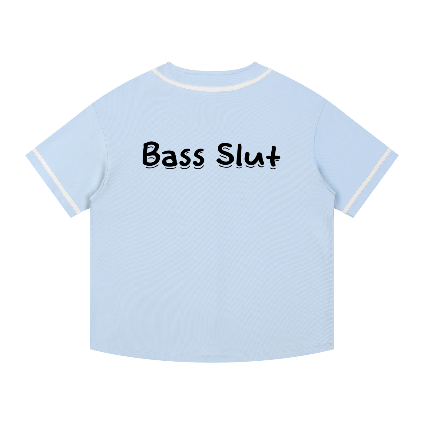 Contrast Piped Button-Up Jersey