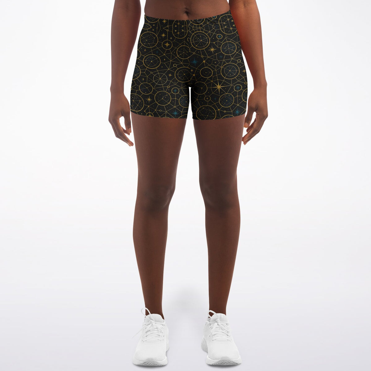 Constellation Legging Shorts, front, on model