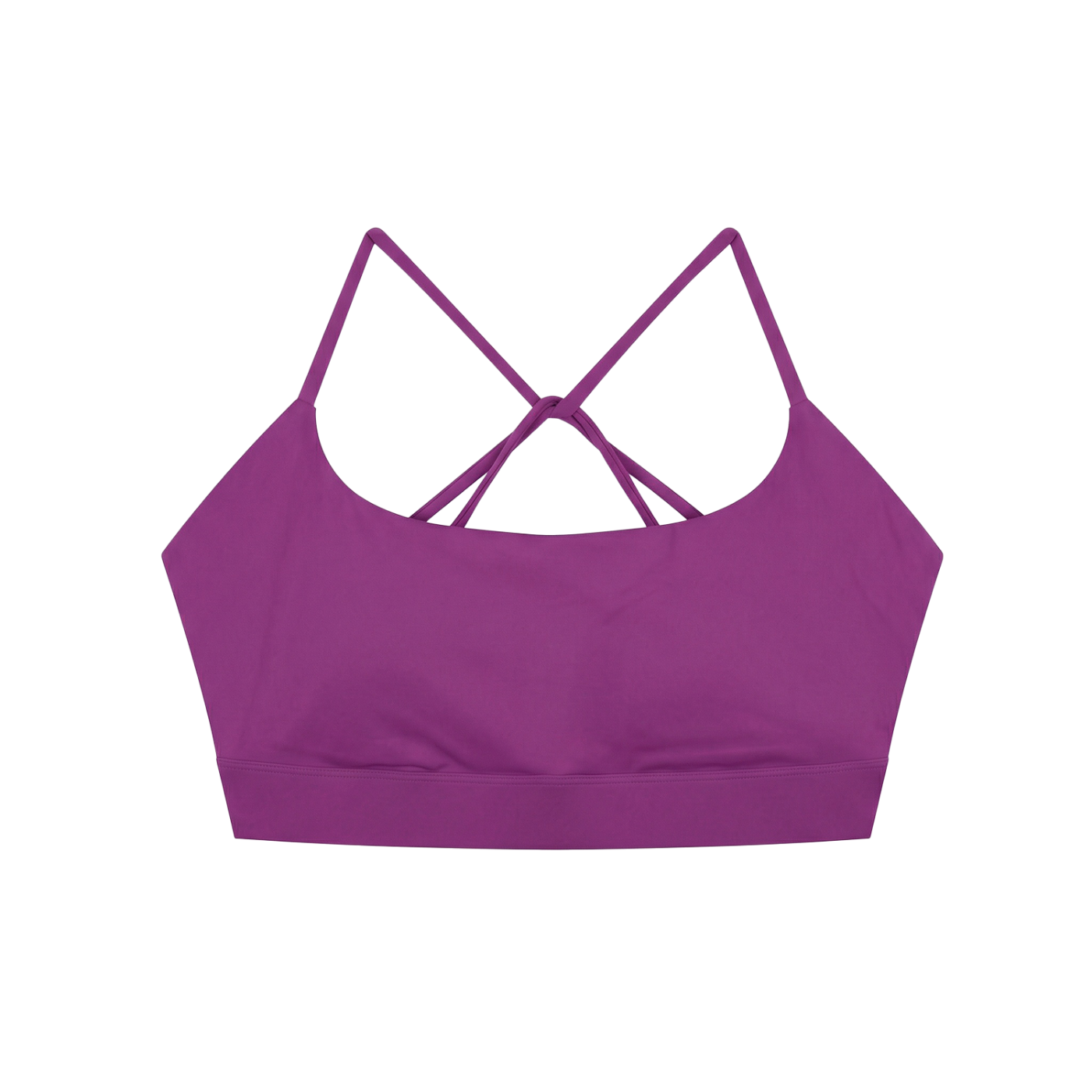 Strappy Criss Cross Yoga Sports Bra - Rave Uniform Detail View