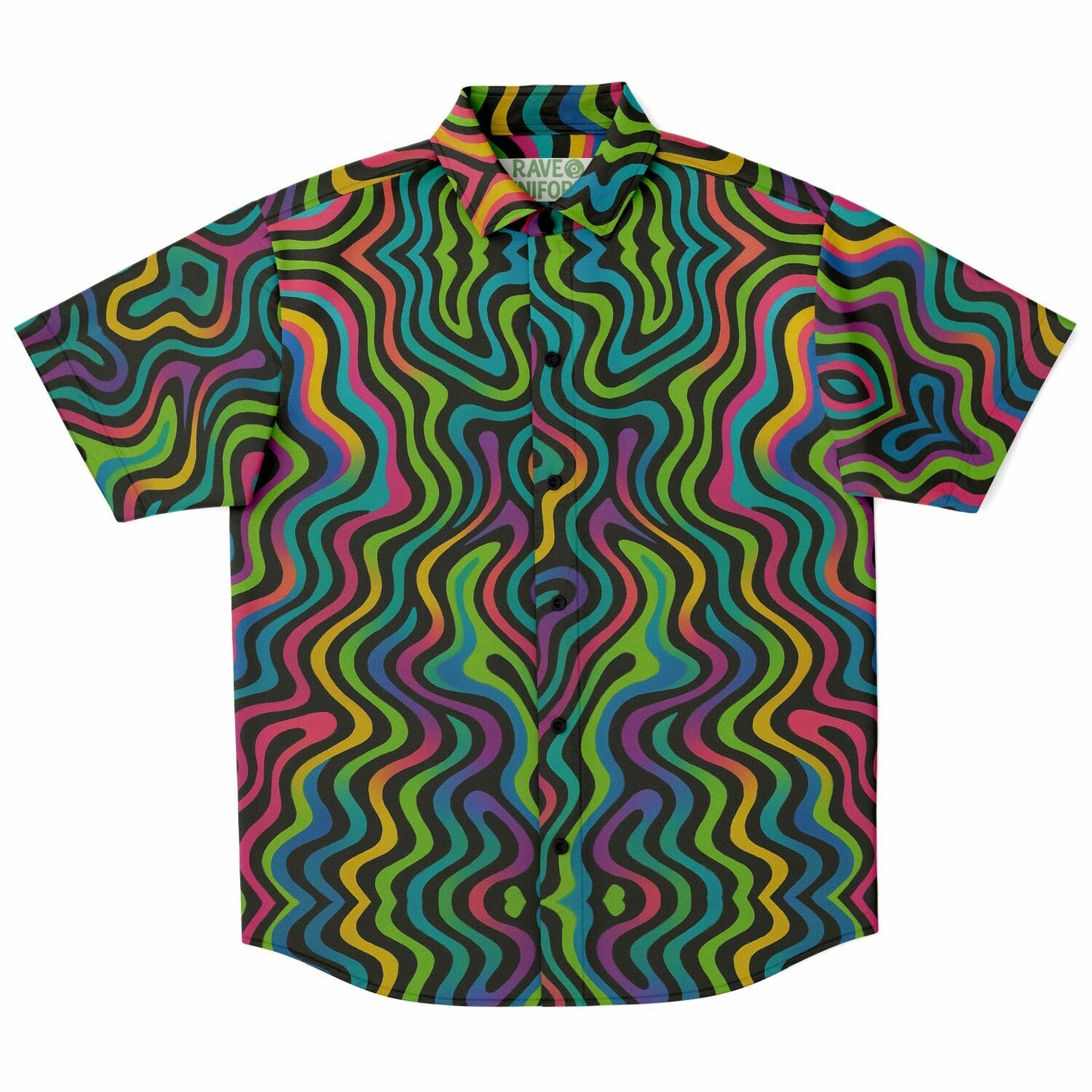 Psychedelic Drapes Button Up