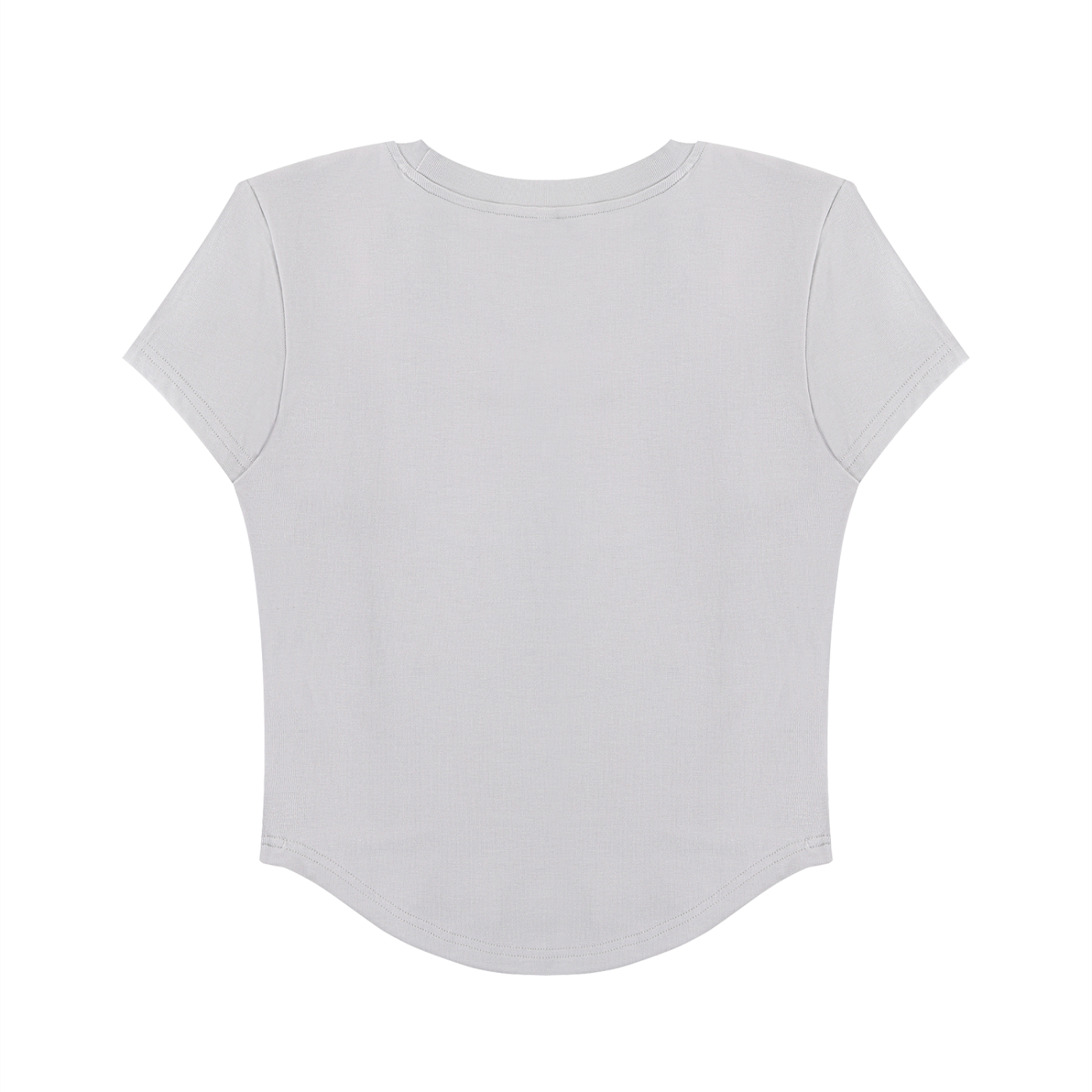 Comfy Paneled Crop T-Shirt - Rave Uniform Detail View