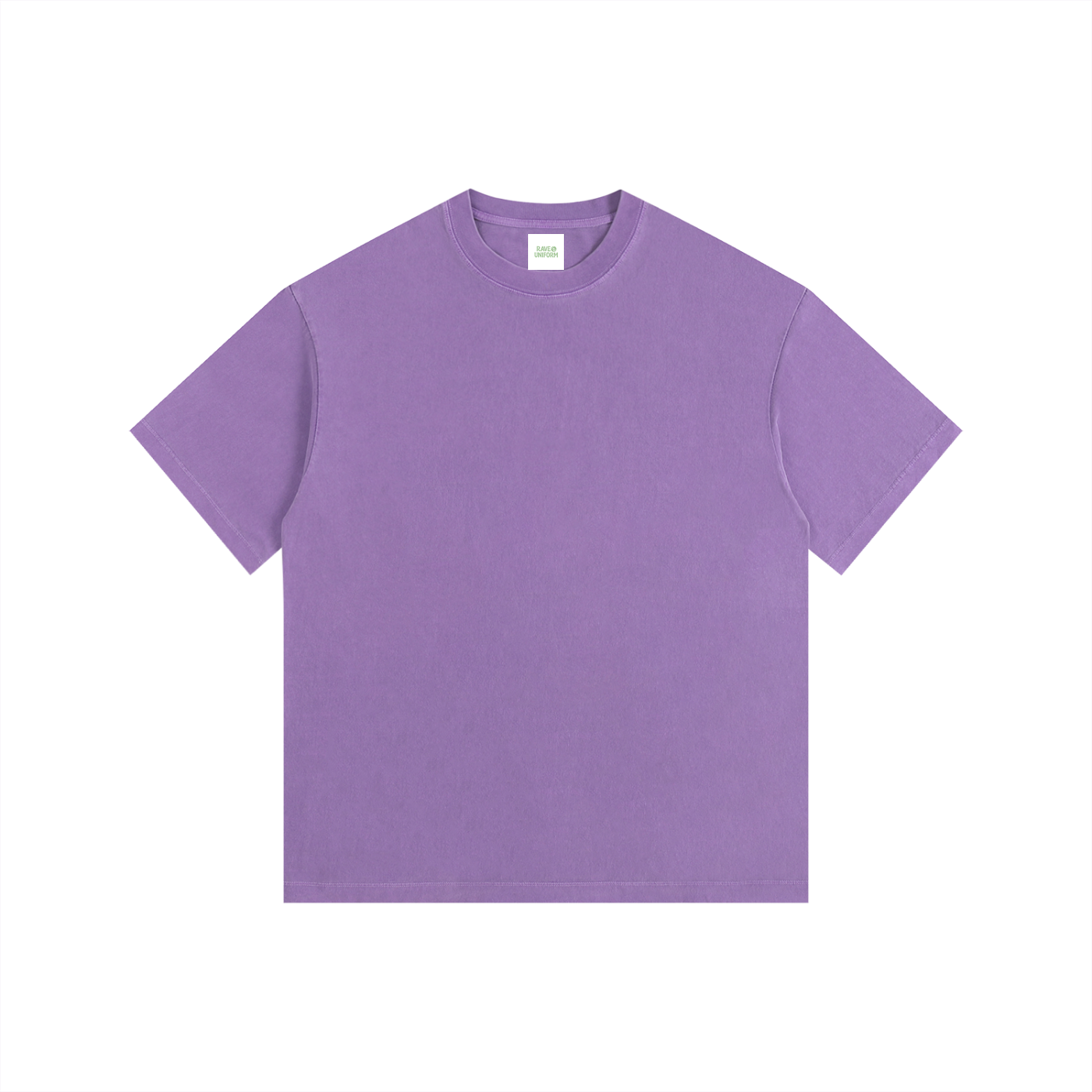 Who's B2B Oversized Shirt in Purple detail view by Rave Uniform