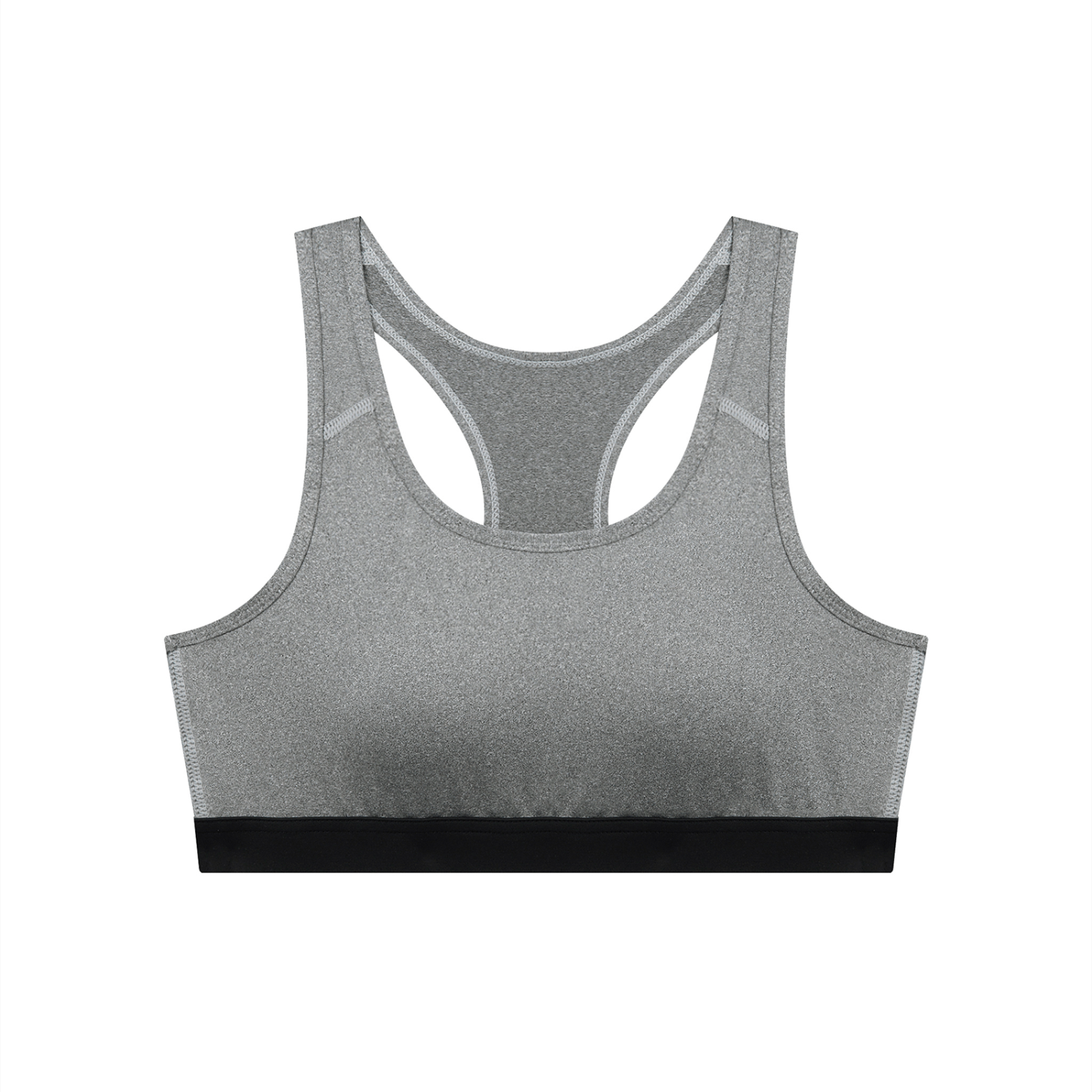 Vinyl Love Cropped Sports Bra - Rave Uniform Detail View