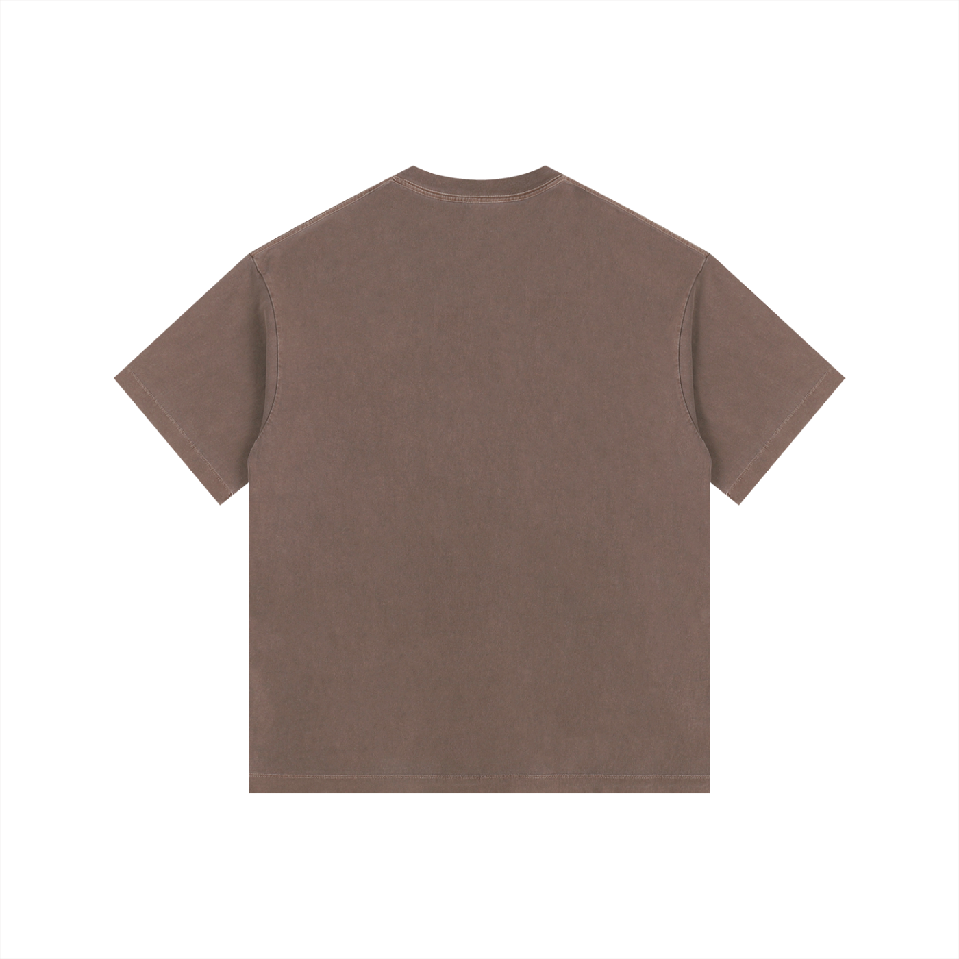 Bass Lover Oversized T-Shirt in Coffee detail view by Rave Uniform