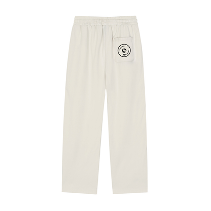 Vinyl Love Reflector Sweatpants in Grayish White alternate view by Rave Uniform