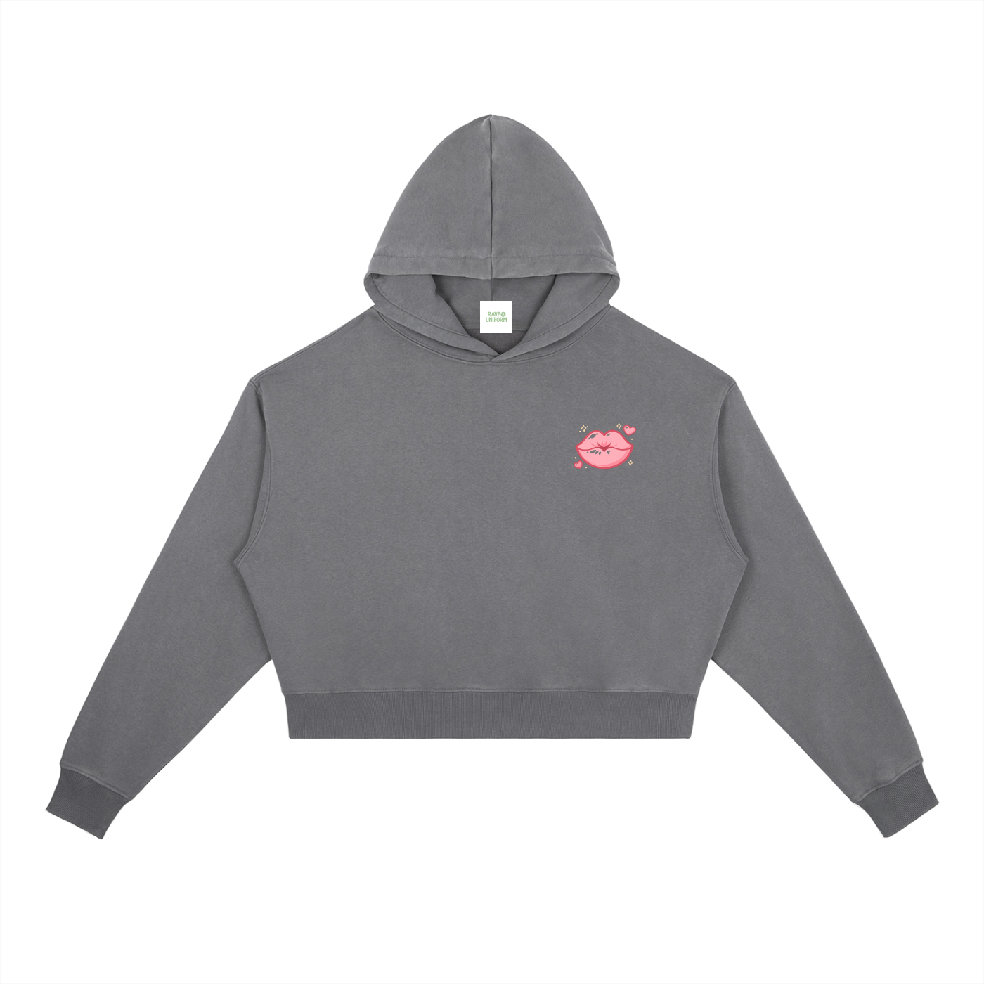 Smoochie Heavyweight Hoodie - Rave Streetwear View