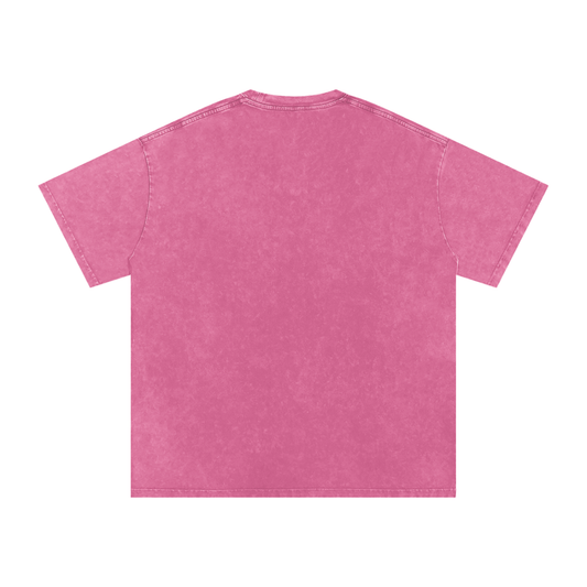 Tread On Me Oversized Vintage T-Shirt in Rose Red alternate view by Rave Uniform