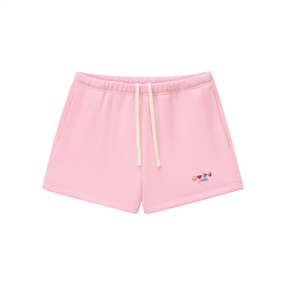 PLUR Cotton Shorts in Pink by Rave Uniform