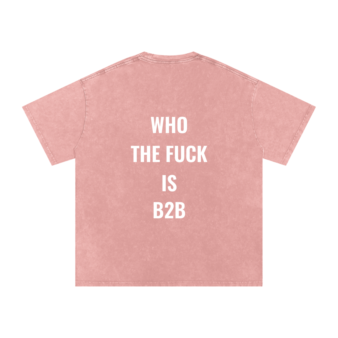 Who is B2B Oversized Vintage T-Shirt in Light Pink detail view by Rave Uniform