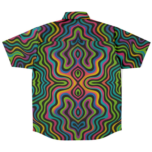 Psychedelic Drapes Button Up