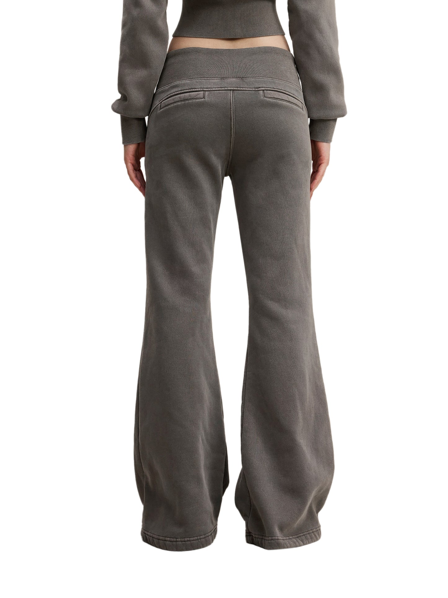 House Hunny Flared Pants in Dark Gray alternate view by Rave Uniform