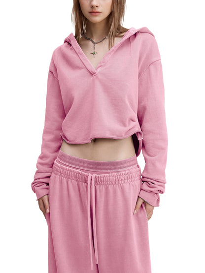 PLUR Cropped Hoodie