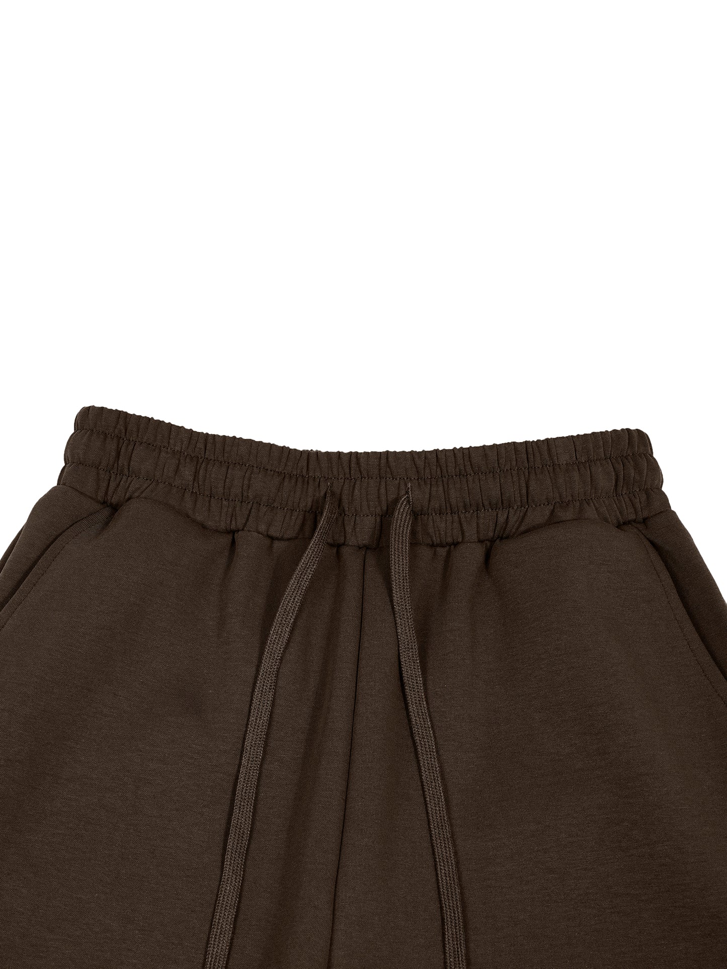 Wide Leg Drawstring Sweatpants in Black alternate view by Rave Uniform