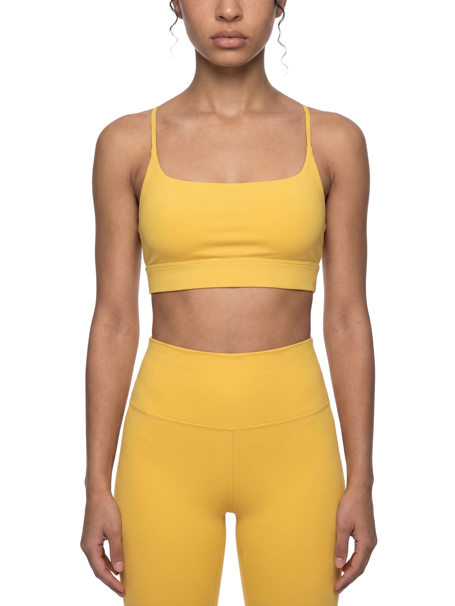 Strappy Criss Cross Yoga Sports Bra - Rave Uniform Detail View
