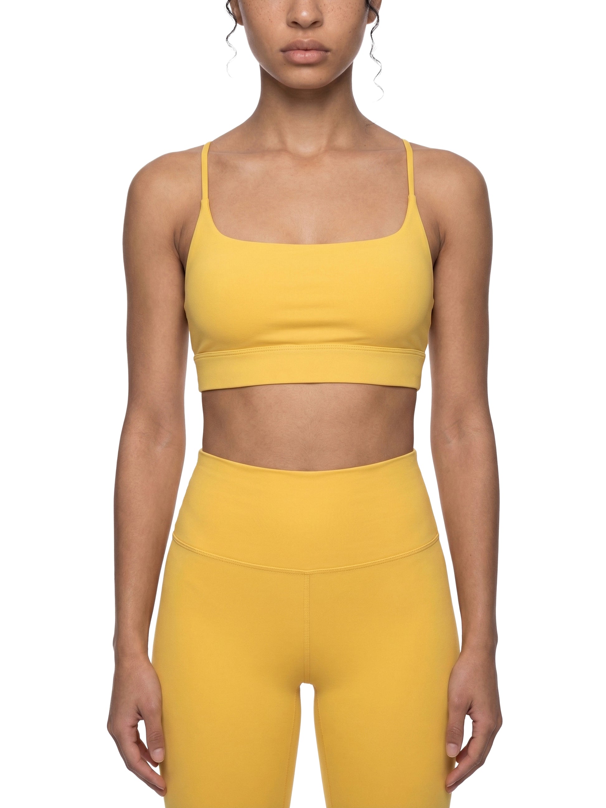 Strappy Criss Cross Yoga Sports Bra - Rave Uniform Detail View