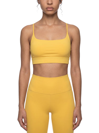 Strappy Criss Cross Yoga Sports Bra - Rave Uniform Detail View