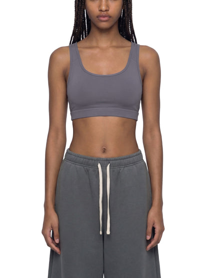Vinyl Love Cropped Sports Bra - Rave Uniform Detail View