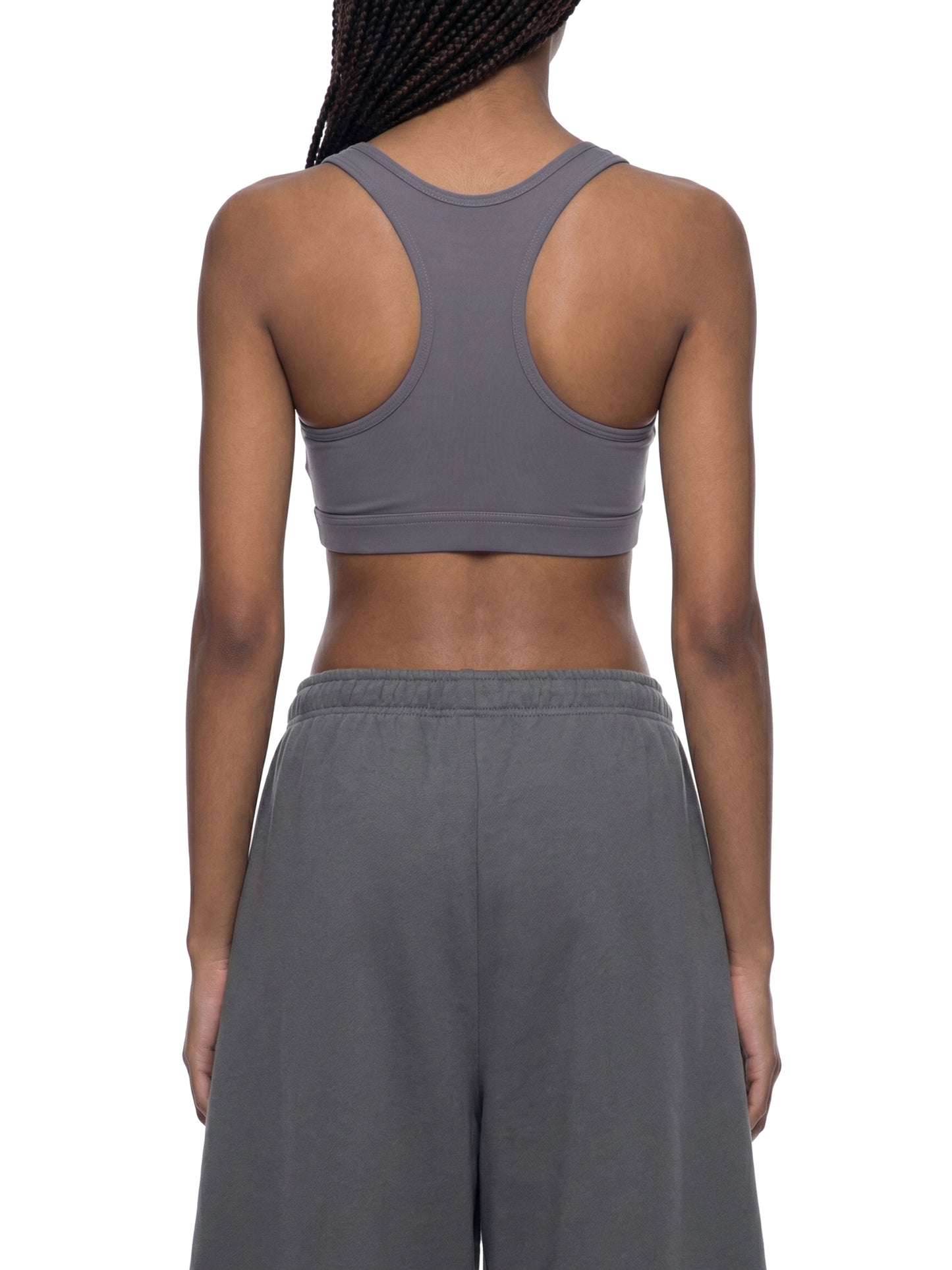 Vinyl Love Cropped Sports Bra - Rave Uniform Detail View