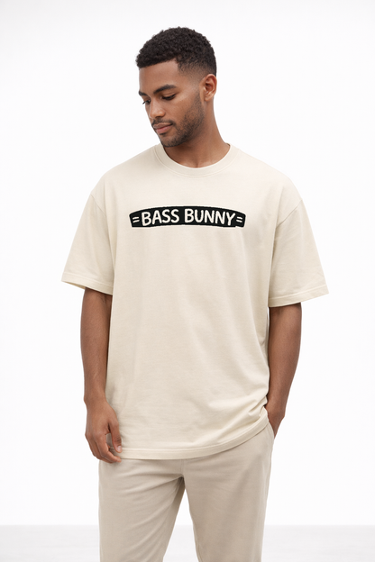 Base Bunny T-Shirt front candidate 1 white studio model mockup
