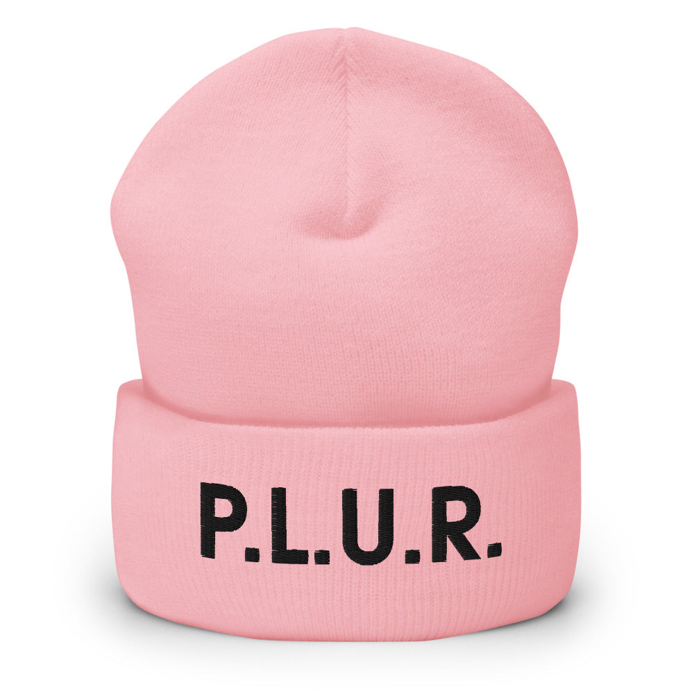 PLUR Beanie in Baby Pink