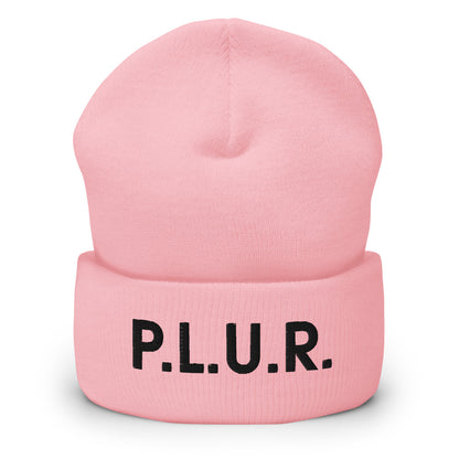 PLUR Beanie in Baby Pink