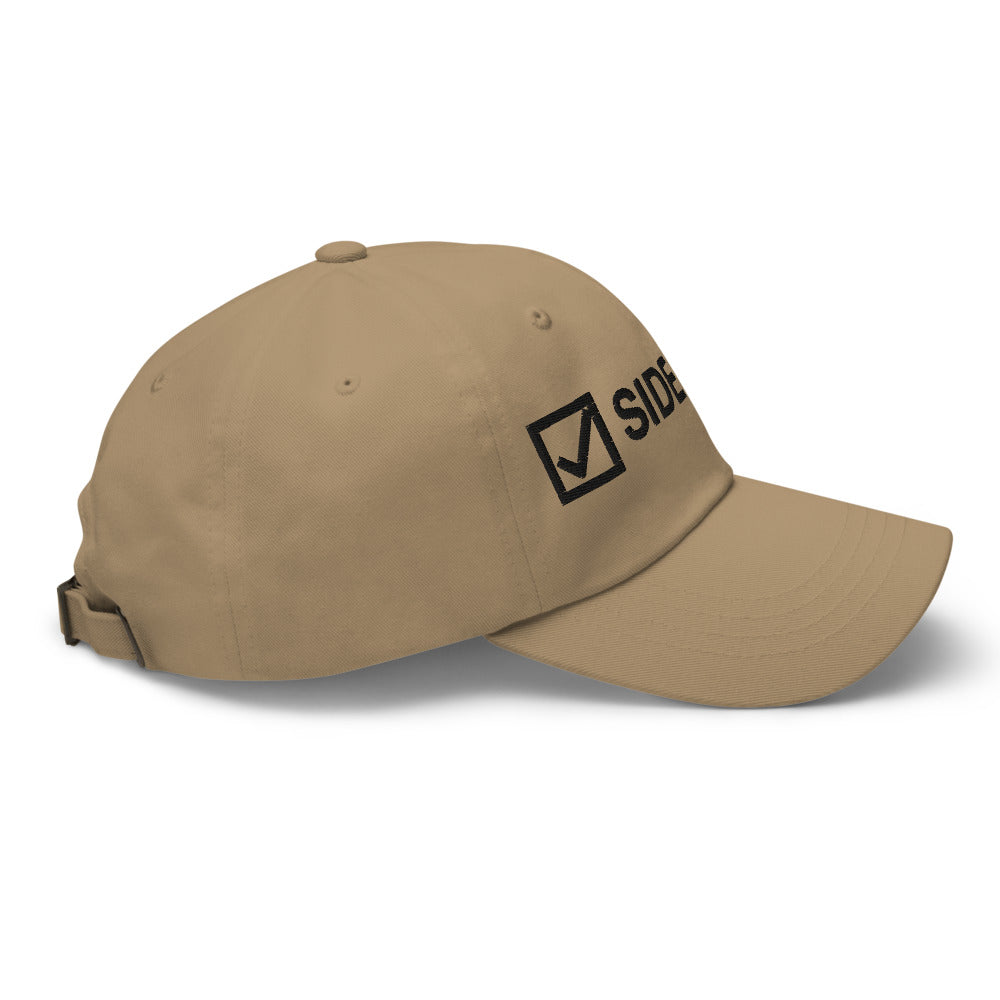 Side Quest Dad Hat in Khaki, view 2