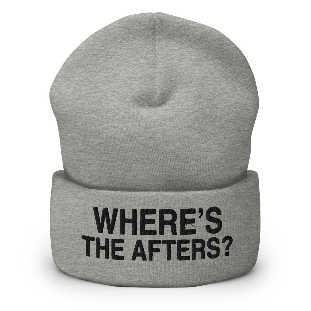 Where’s The Afters Beanie in Heather Grey