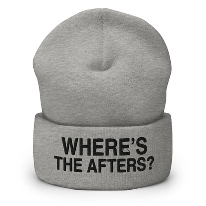 Where’s The Afters Beanie in Heather Grey