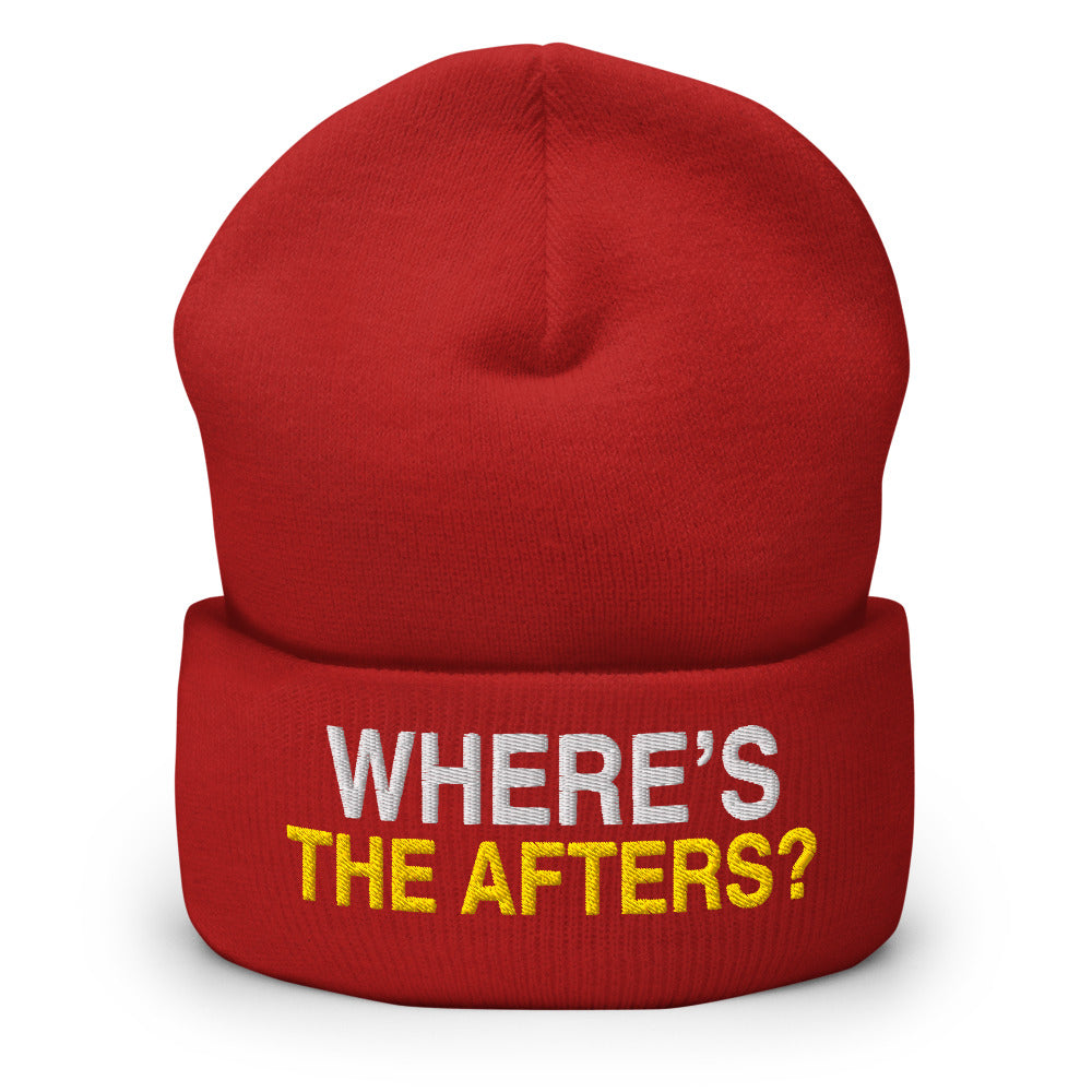 Where’s The Afters Beanie in Red