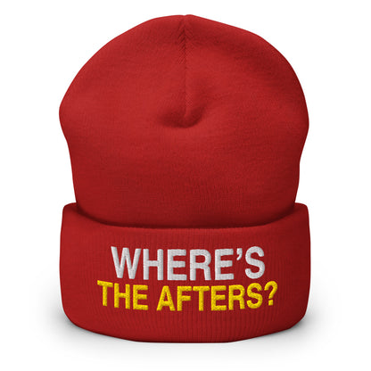 Where’s The Afters Beanie in Red